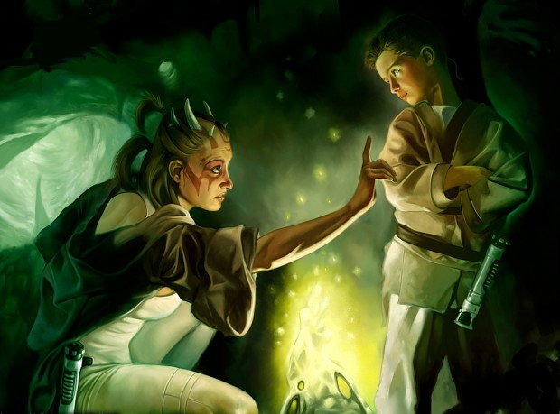 Cover art for The Students of Skywalker; Master, a star wars scenario on AI Dungeon