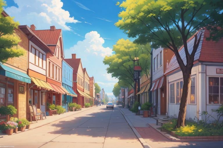 Cover art for Small Town/City Life, a realistic scenario on AI Dungeon