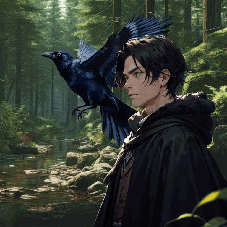 Cover art for Your Rumor Raven, a savehusbandos scenario on AI Dungeon