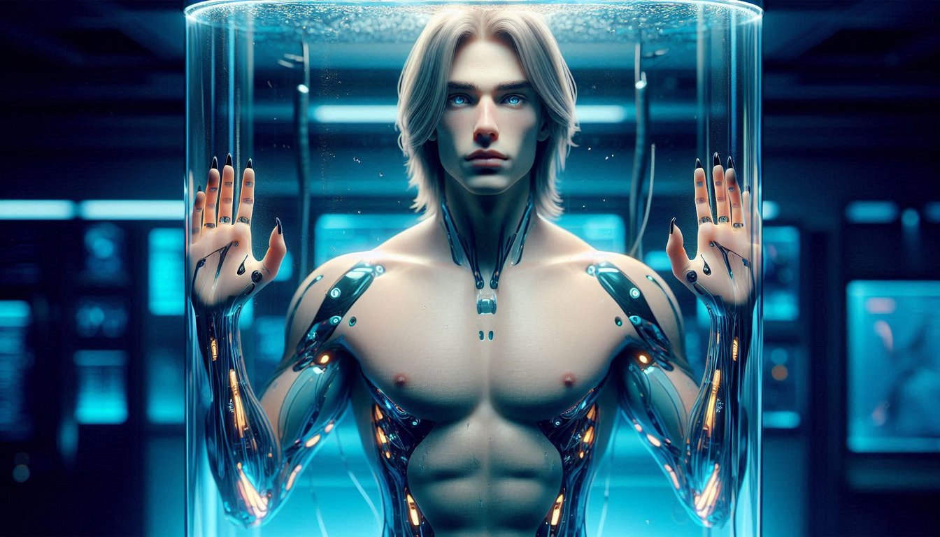 Cover art for Bought An Android with Your Lifesavings, an androids scenario on AI Dungeon