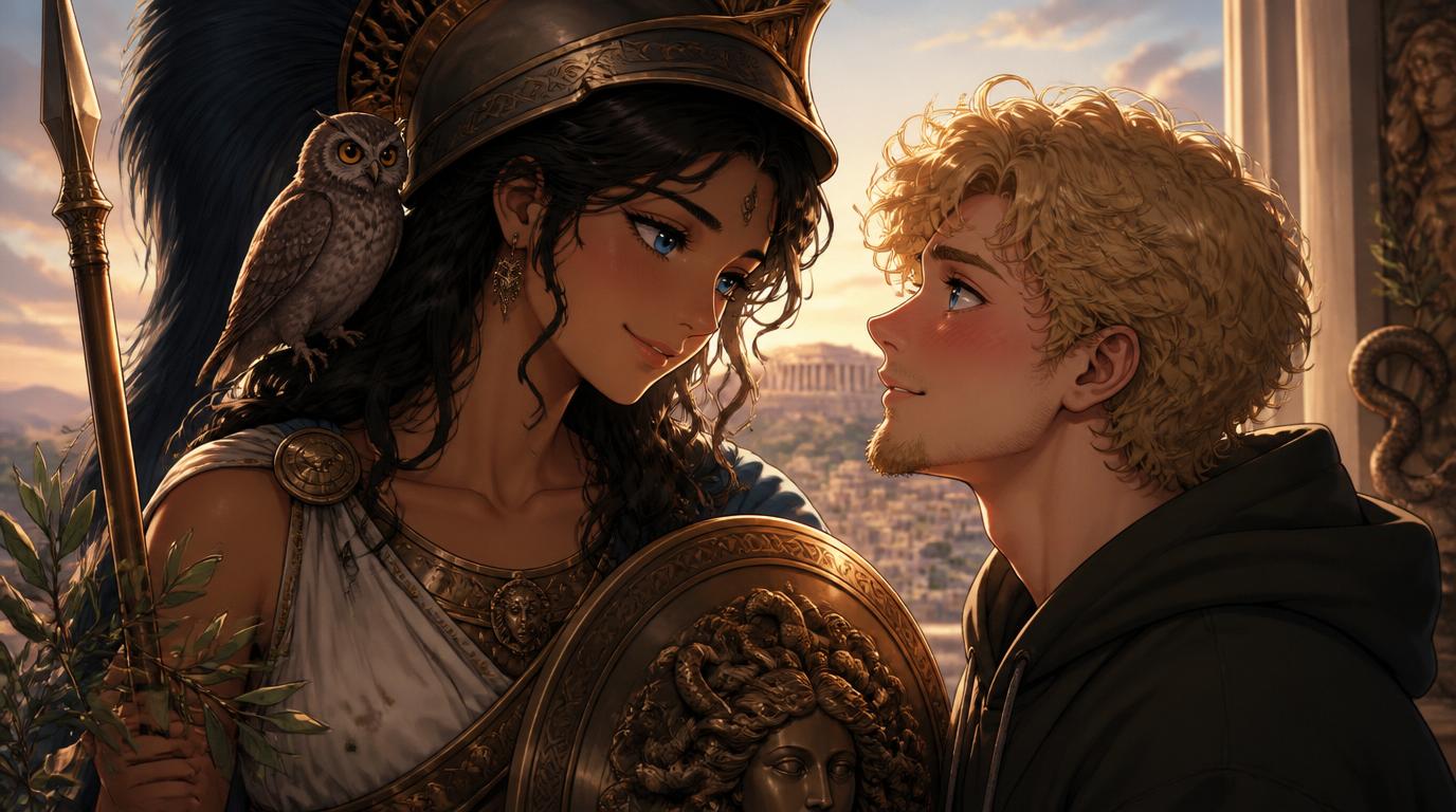 Cover art for Goddess Meeting: Athena, an athena scenario on AI Dungeon