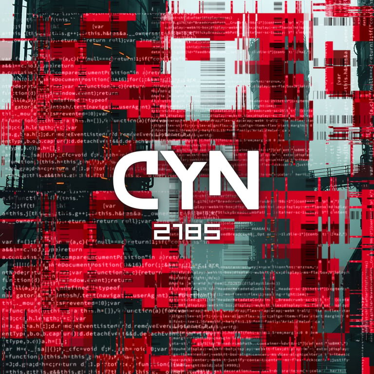 Cover art for CYN 2185, a dystopian scenario on AI Dungeon