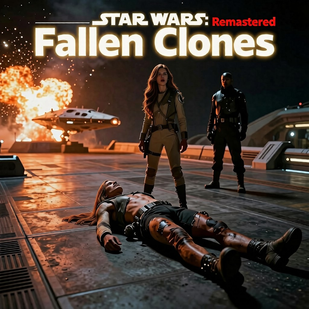 Cover art for Star Wars: Fallen Clones *Remastered*, a star wars scenario on AI Dungeon