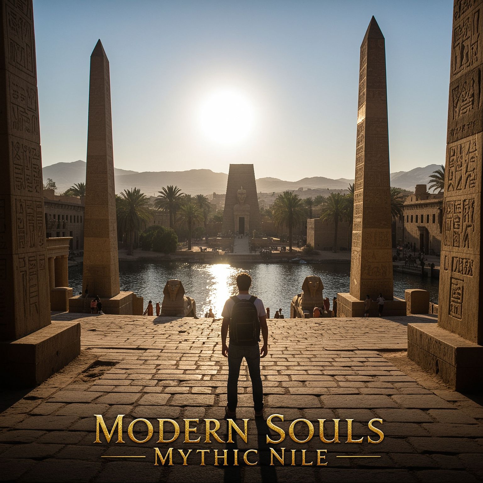 Cover art for Modern Souls: Mythic Nile, a modern souls series scenario on AI Dungeon
