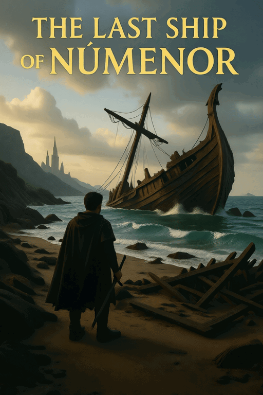Cover art for The Last Ship of Númenor, a numenor scenario on AI Dungeon