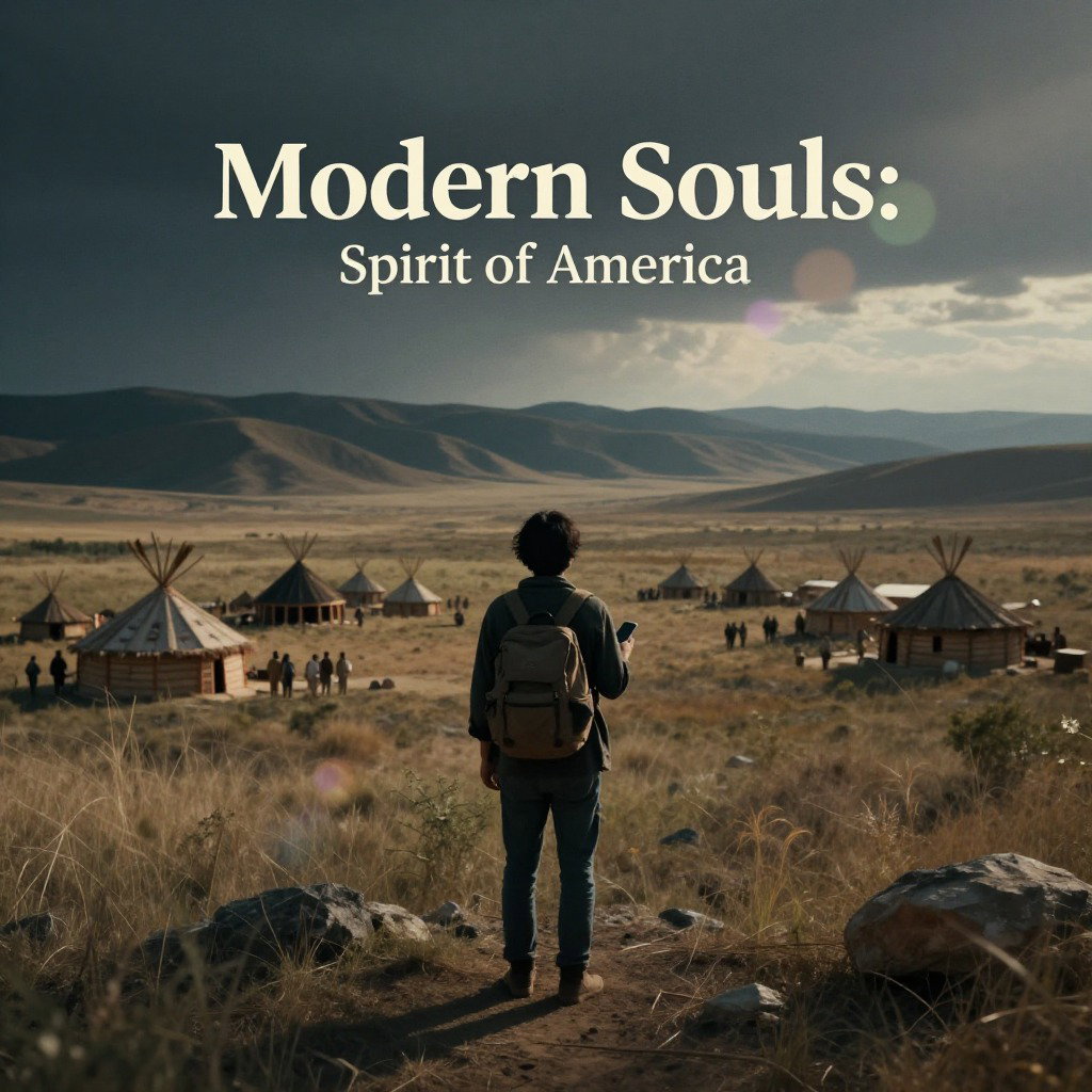 Cover art for Modern Souls: Spirit of America, a historical survival scenario on AI Dungeon
