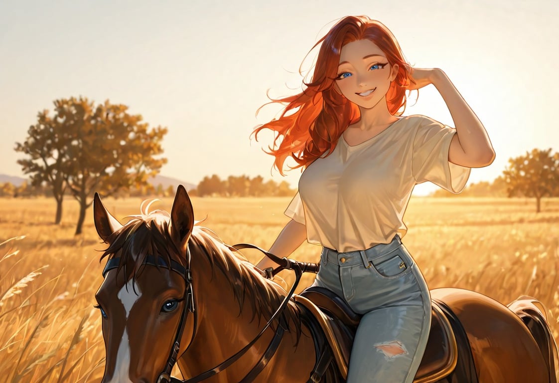 Cover art for 🐴 Mommy Learns to Ride, a family fun scenario on AI Dungeon