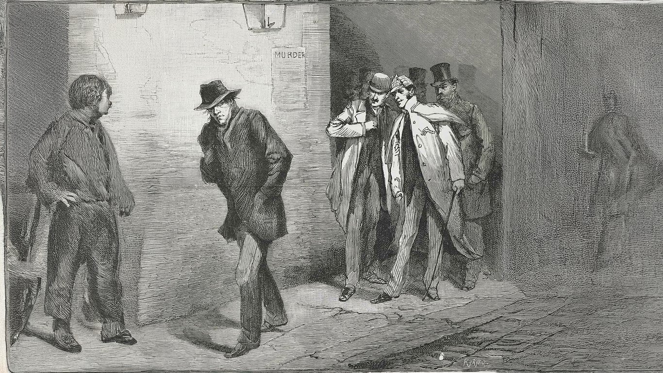 Cover art for History's Mysteries: Jack the Ripper, a noir scenario on AI Dungeon