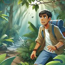 Cover art for trapped in the woods with yourclassmates, a stranded scenario on AI Dungeon