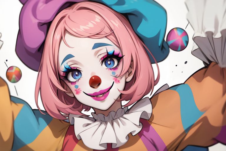 Cover art for Clownin' Around, a clown scenario on AI Dungeon