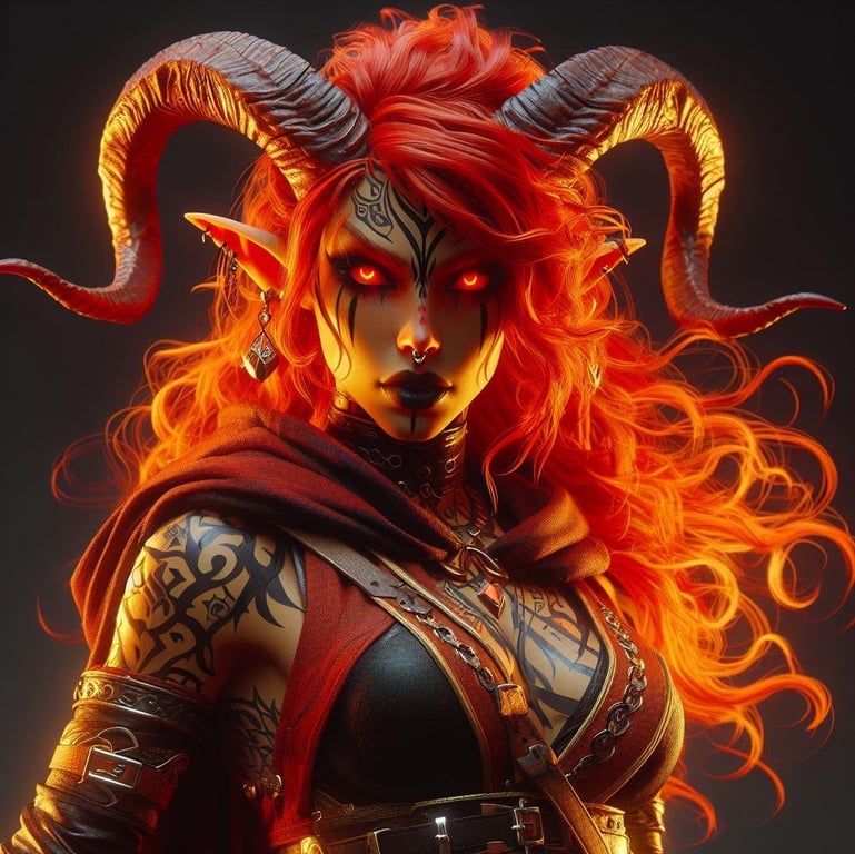 Cover art for You Are: A Devil’s Child , a magic scenario on AI Dungeon