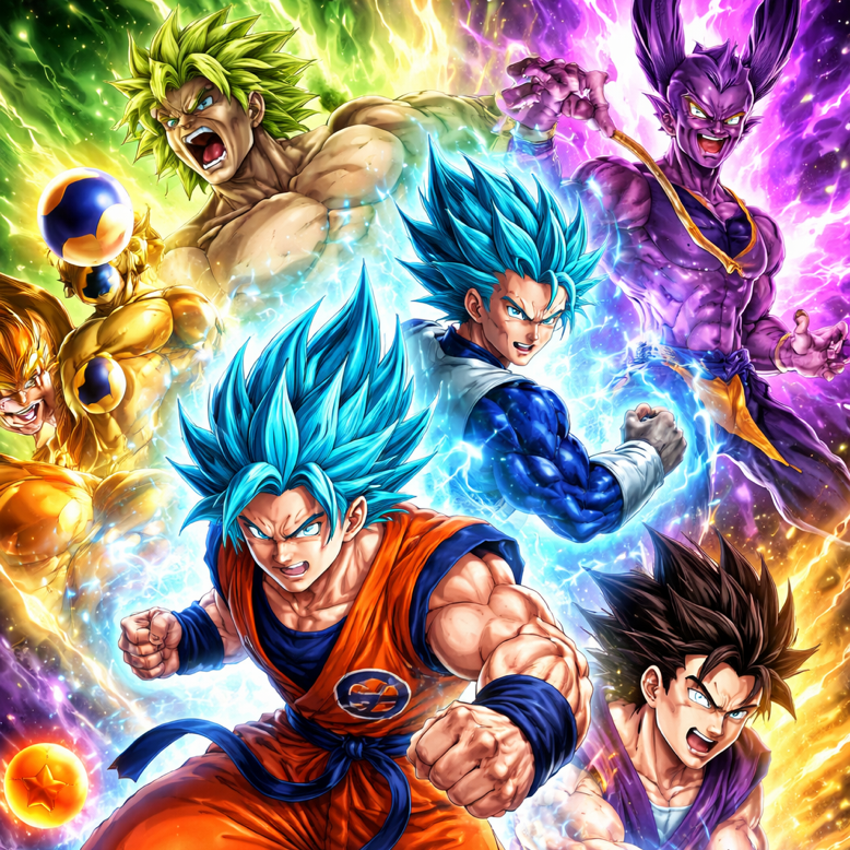 Cover art for Dragon ball super, a dragon ball scenario on AI Dungeon