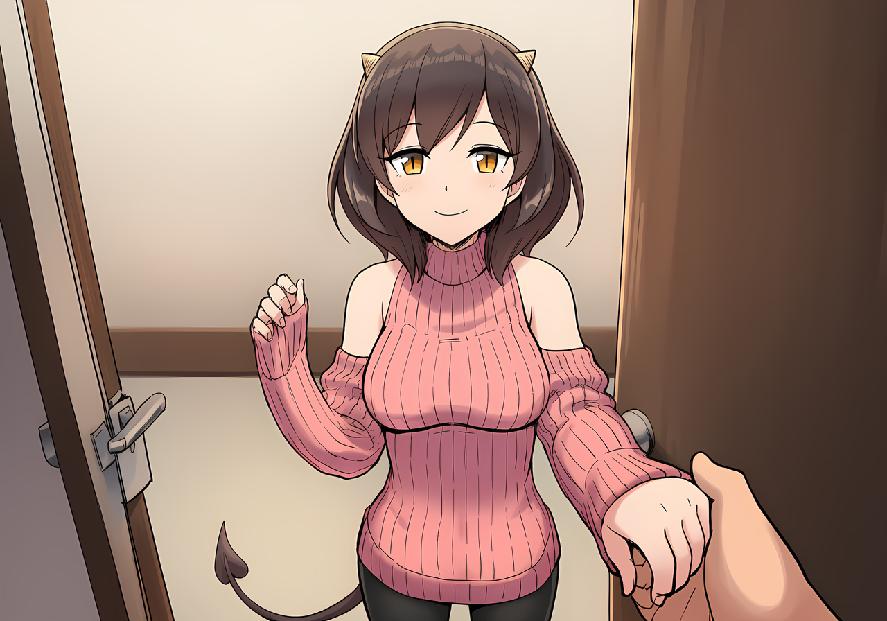Cover art for Your Best Friend's Girl is a succubus!?~, a transformation scenario on AI Dungeon
