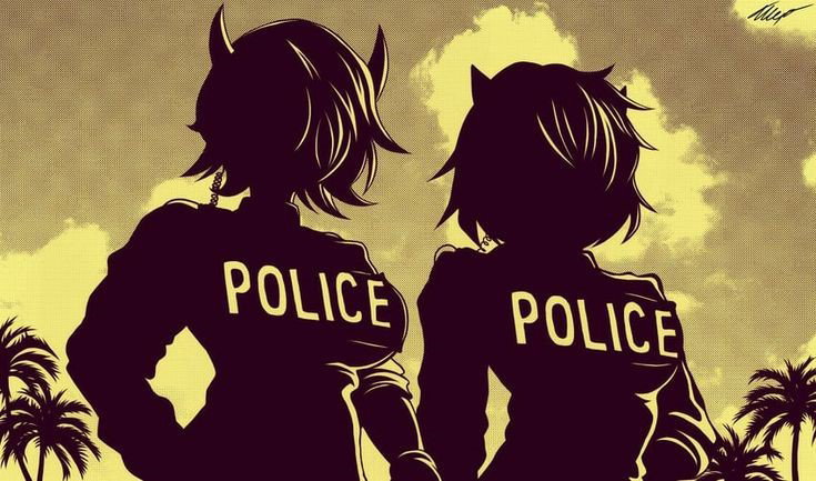 Cover art for Demon police duo, a police scenario on AI Dungeon