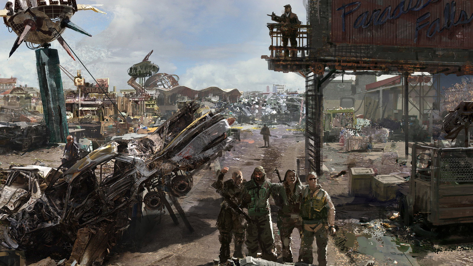Cover art for Fallout: A Long Frontier, a fallout scenario on AI Dungeon