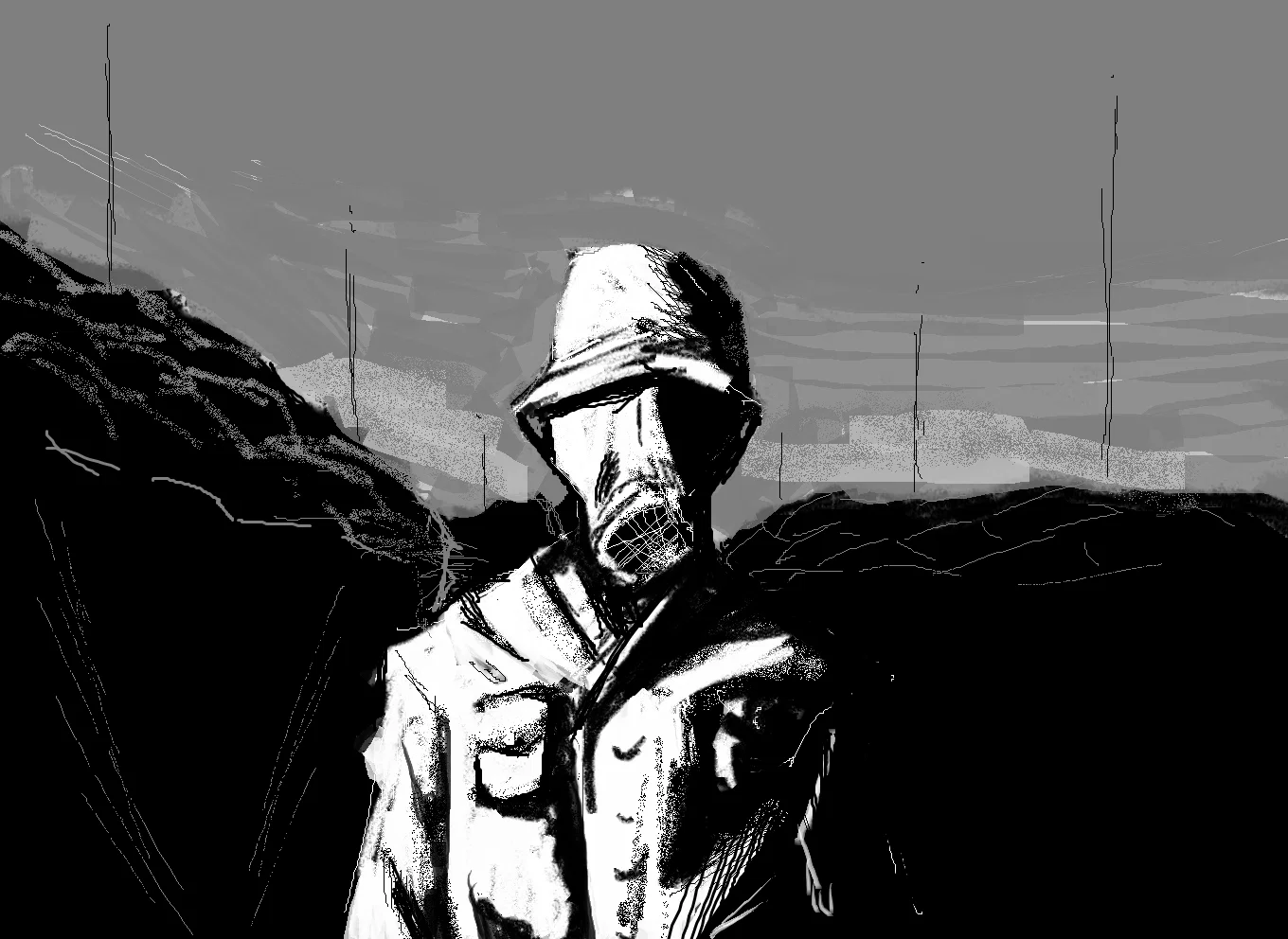 Cover art for Trench Rat, a horror scenario on AI Dungeon