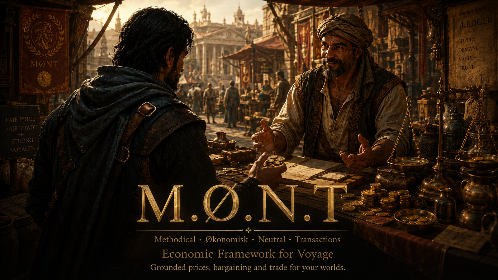 Cover art for M.Γ.N.T., an economy mod on Voyage
