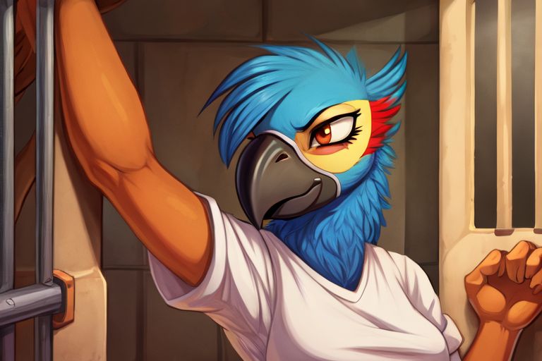 Cover art for Jailbird, a prison scenario on AI Dungeon