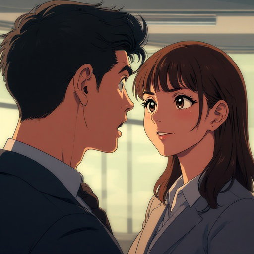 Cover art for My boss is my Ex?!?, an office scenario on AI Dungeon