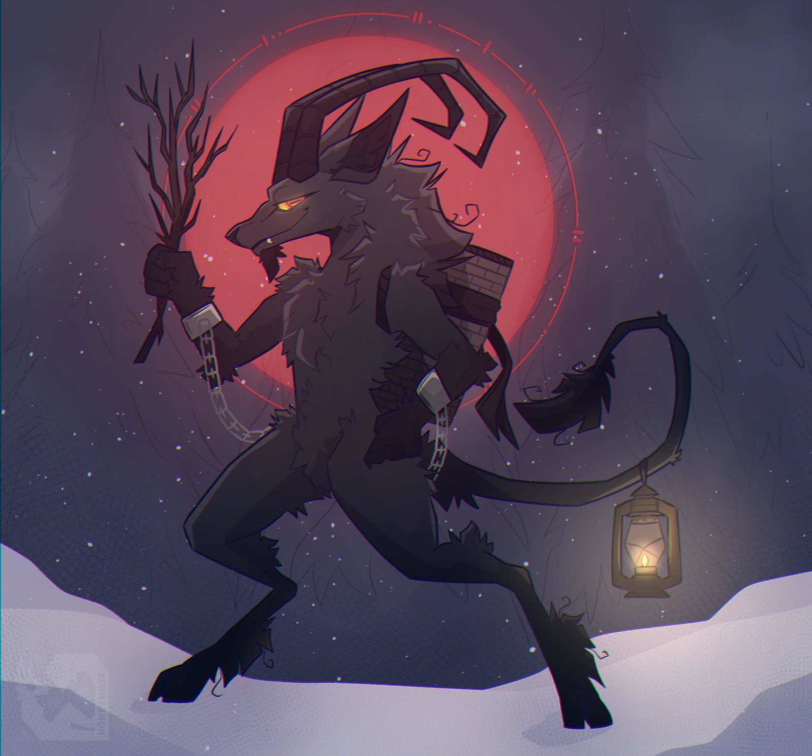 Cover art for A not so silent night, a christmas scenario on AI Dungeon