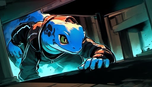Cover art for Station Raiders , an anthro scenario on AI Dungeon