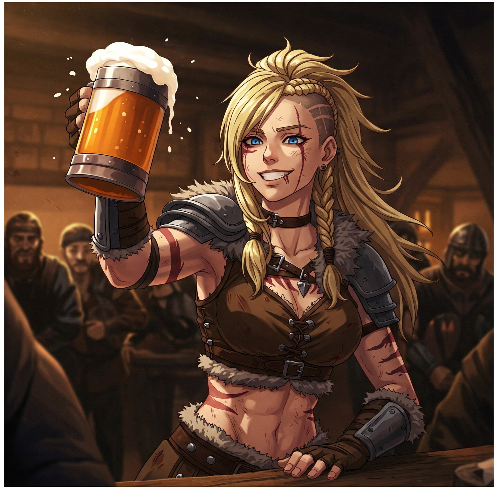 Cover art for Barbarians of Leyden., a medieval scenario on AI Dungeon