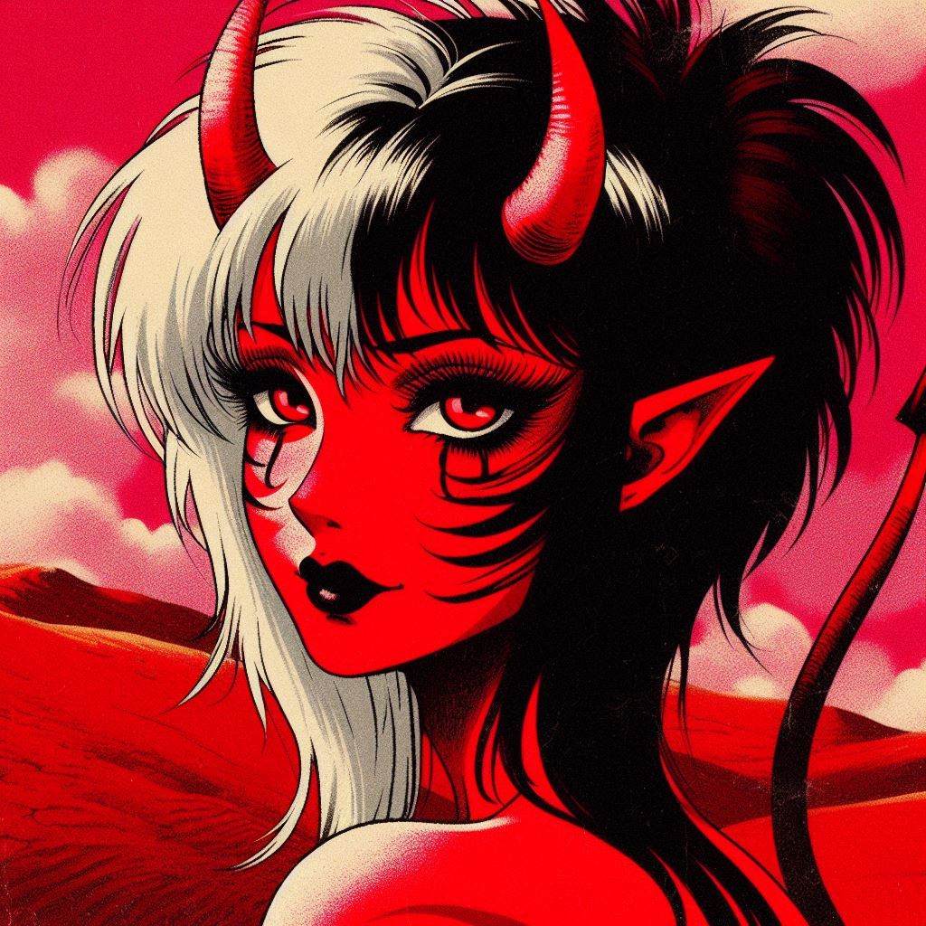 Cover art for Welcome! To hell!, an afterlife scenario on AI Dungeon