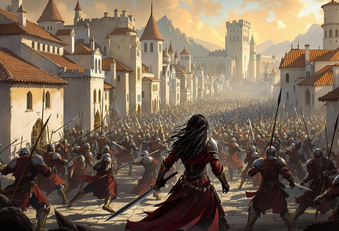 Cover art for 𒆰 Campaign of 4 Empires 𒀸, a strategy scenario on AI Dungeon