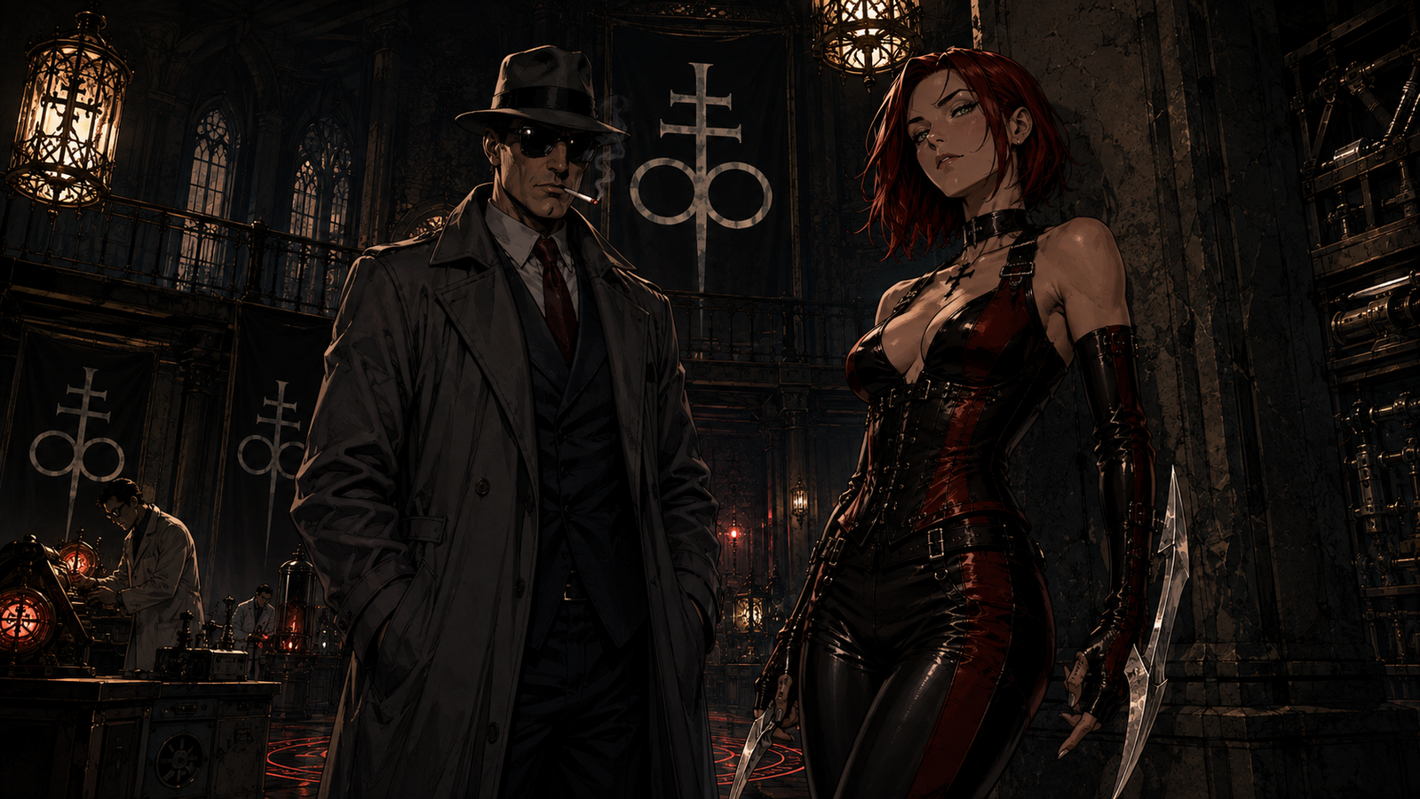 Cover art for Welcome to the Brimstone Society - Bloodrayne / Obscure, a bloodrayne scenario on AI Dungeon
