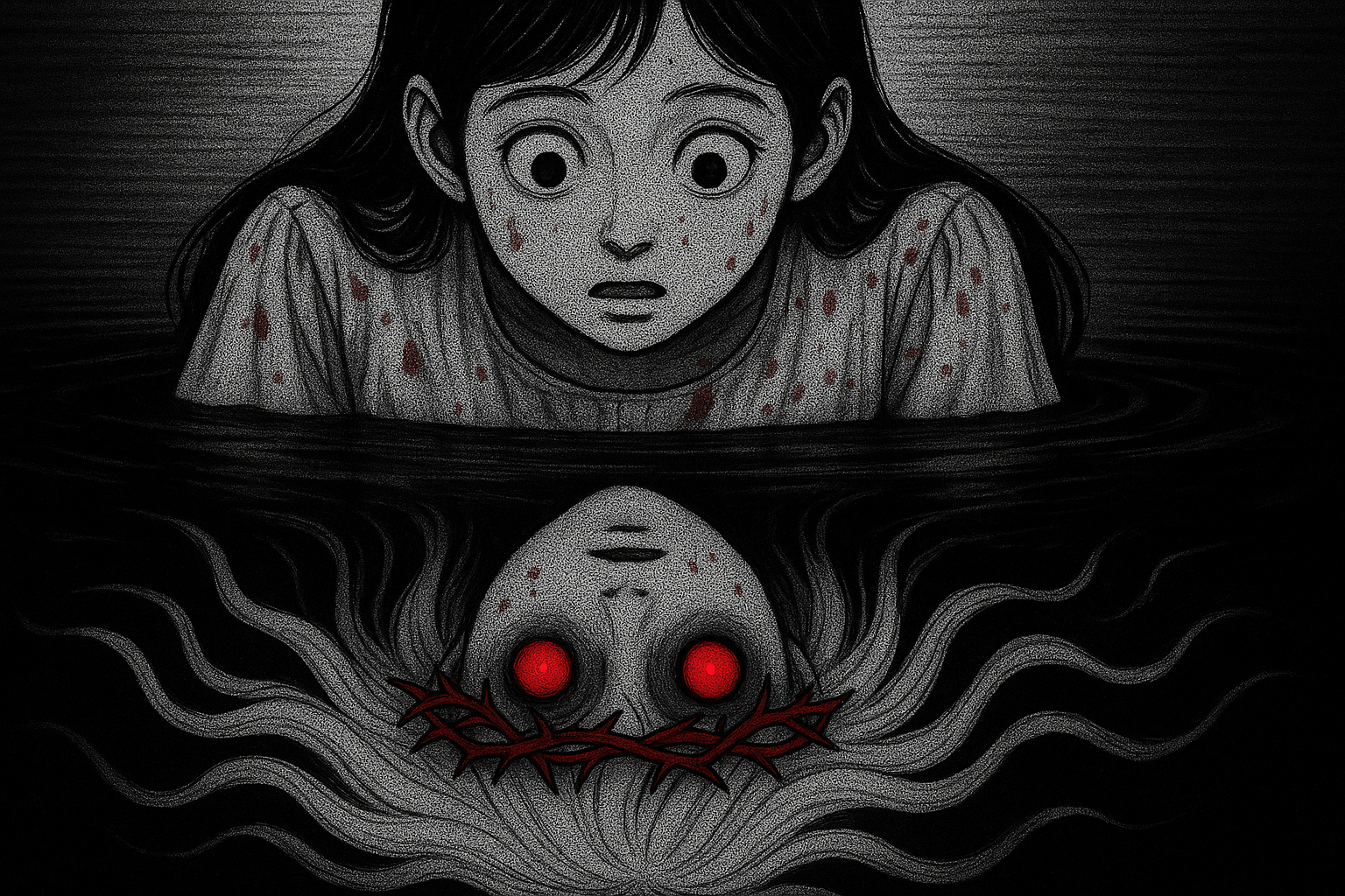 Cover art for π©Έ The River Chose Me π©Έ, a horror scenario on AI Dungeon
