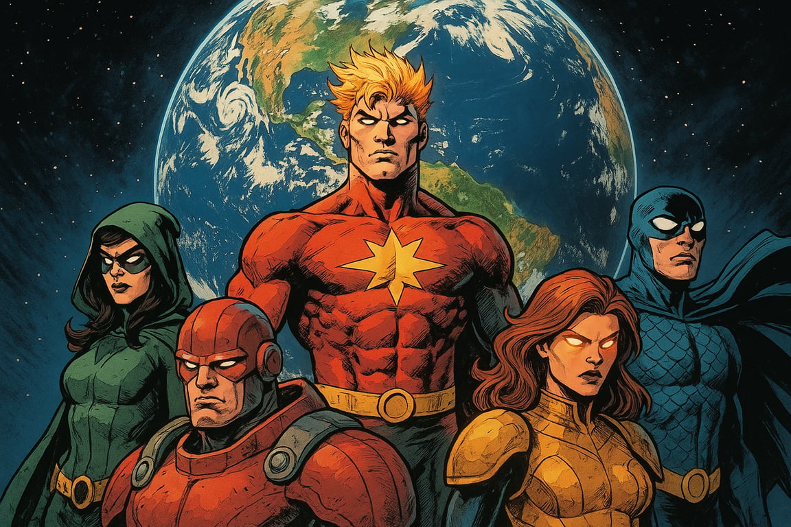 Cover art for Marvel @ Earth-616, a marvel scenario on AI Dungeon
