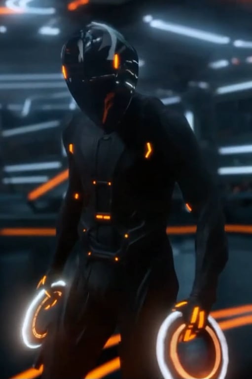 Cover art for Tron Legacy 2010, a tron scenario on AI Dungeon