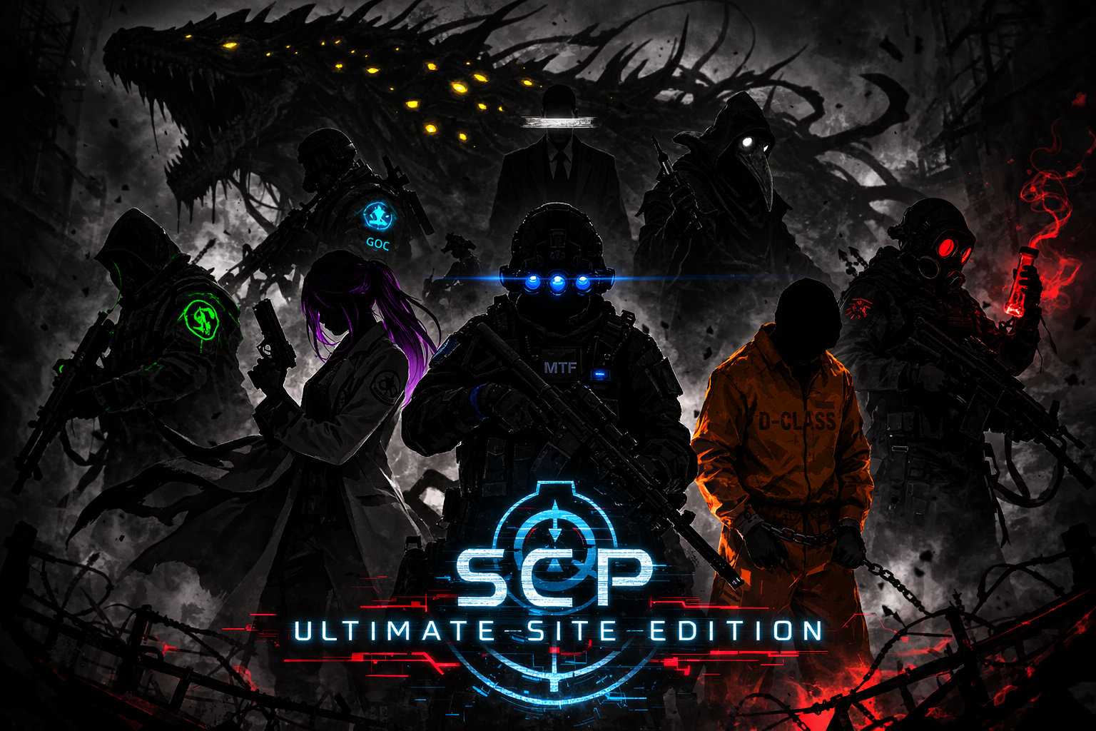 Cover art for SCP: Ultimate Site Edition, a scp scenario on AI Dungeon