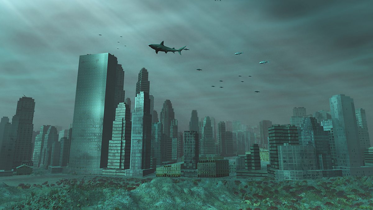 Cover art for Flooded World, an underwater scenario on AI Dungeon
