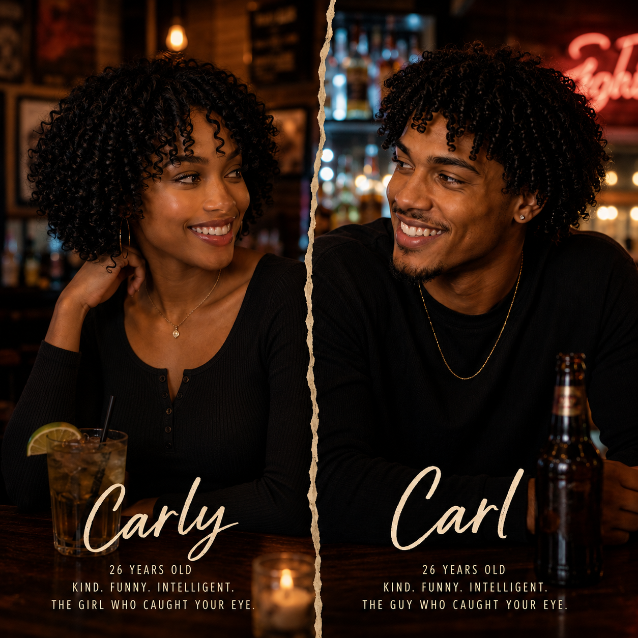 Cover art for Meet Cute: Bar, a romance scenario on AI Dungeon