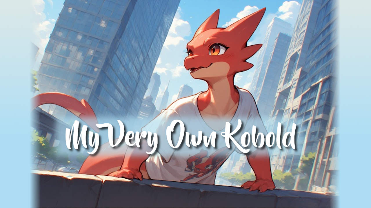 Cover art for My Very Own Kobold, a kobold scenario on AI Dungeon