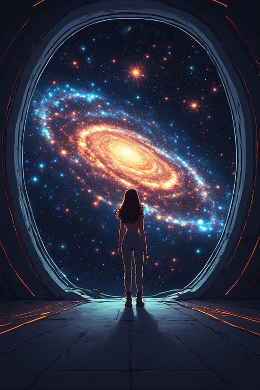 Cover art for Space Adventures (updated), a space scenario on AI Dungeon