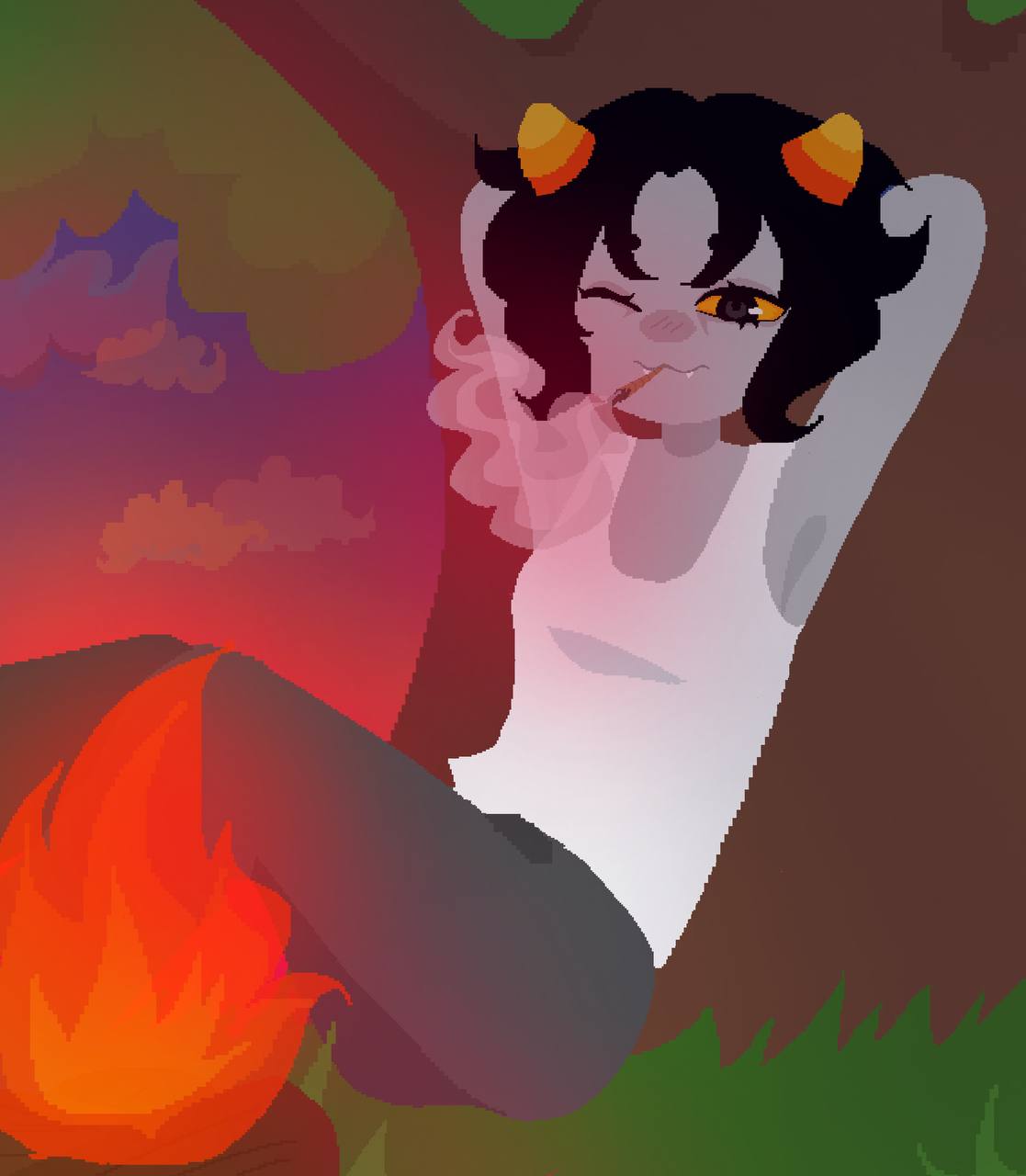 Cover art for The "chymose" adventures of Nepeta 1.0, a homestuck scenario on AI Dungeon