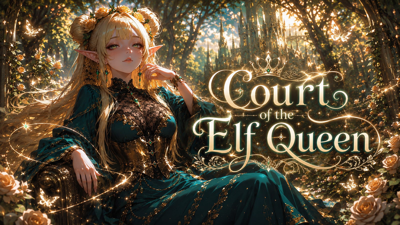 Cover art for Court of the Elf Queen 💫, a gothai scenario on AI Dungeon