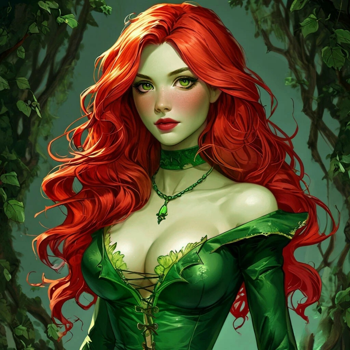 Cover art for Poison Ivy's Apprentice, a crime scenario on AI Dungeon