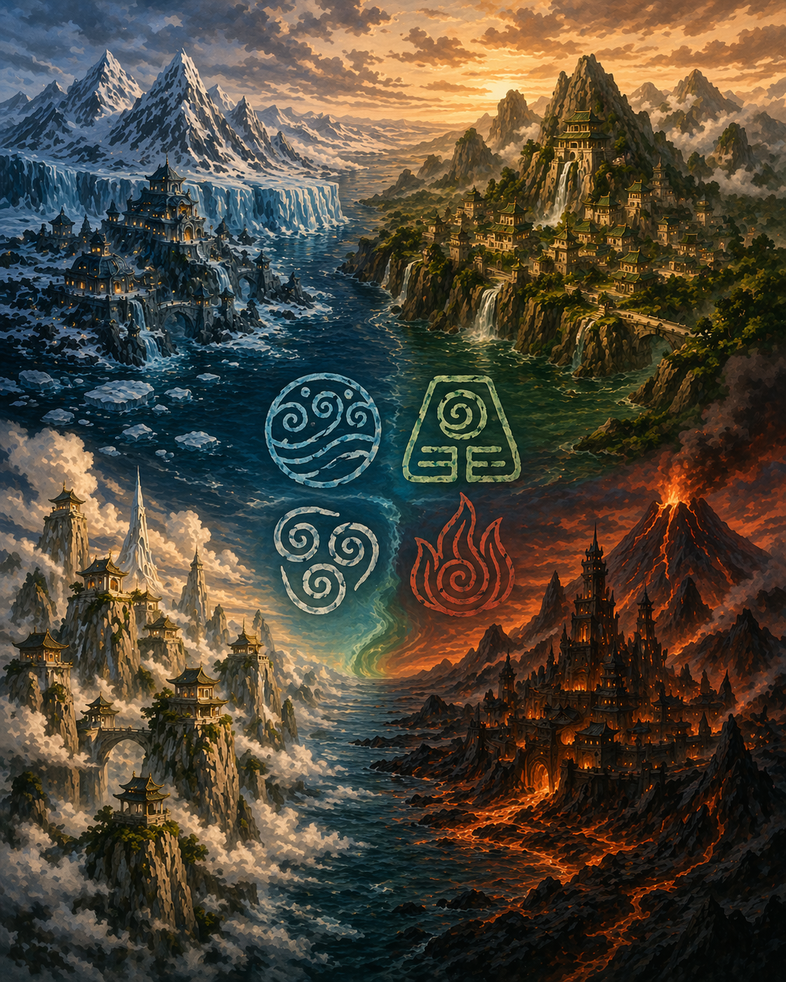 Cover art for Avatar: The Last Airbender, an avatar world on Voyage