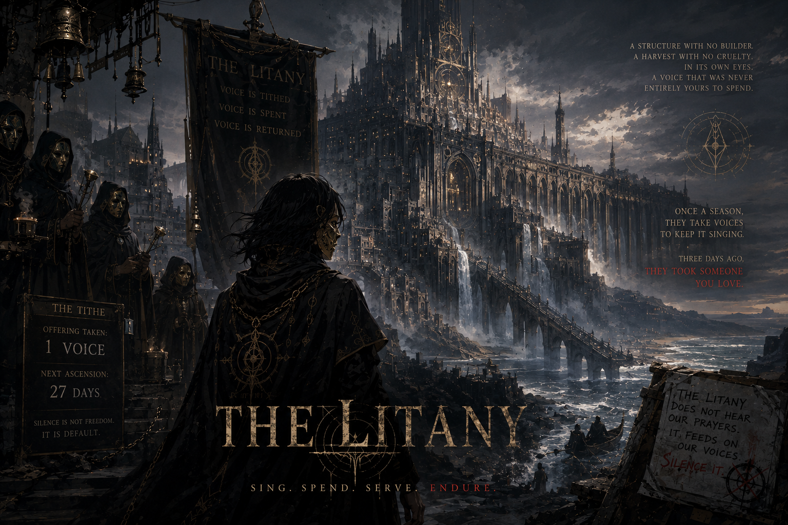 Cover art for (ðŸŽ) The Litany, a fantasy scenario on AI Dungeon