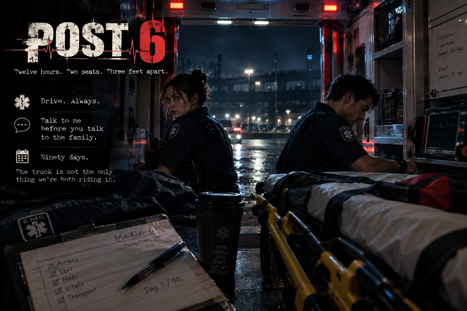 Cover art for Post 6, a romance scenario on AI Dungeon