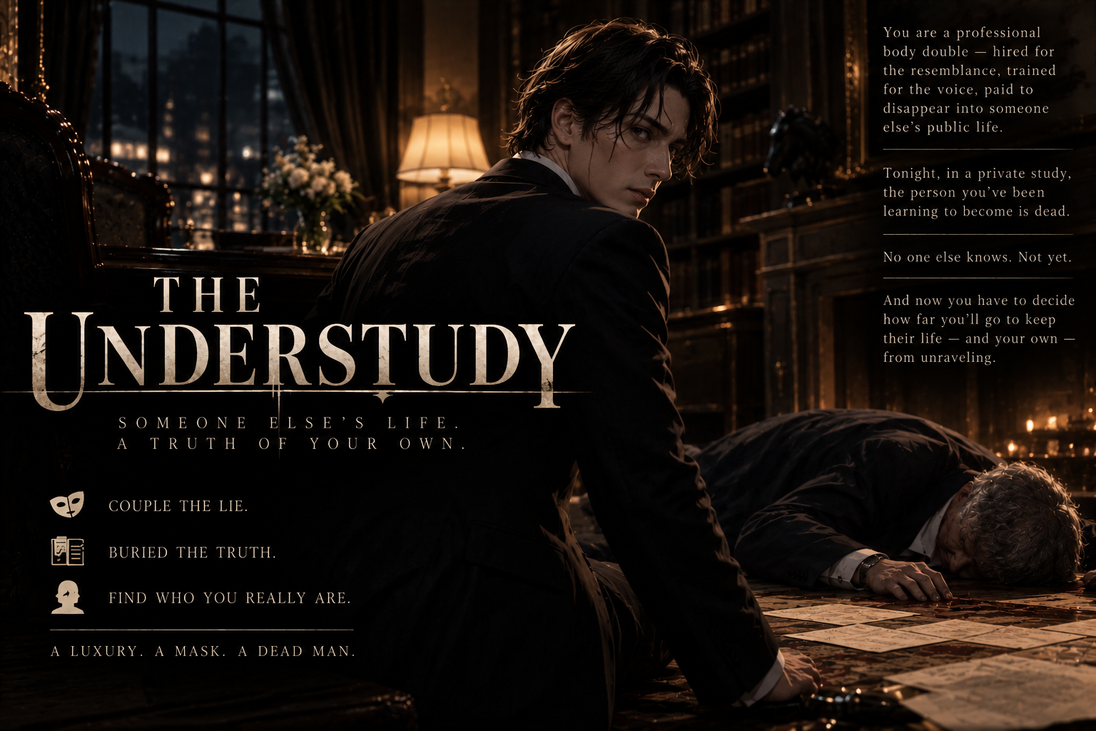 Cover art for (ðŸŽ) The Understudy, a thriller scenario on AI Dungeon