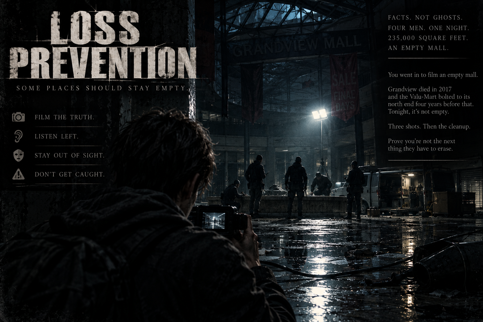 Cover art for (ðŸŽ) Loss Prevention | Version 1.0 | (CUSTOM SCRIPT!1!1), a thriller scenario on AI Dungeon