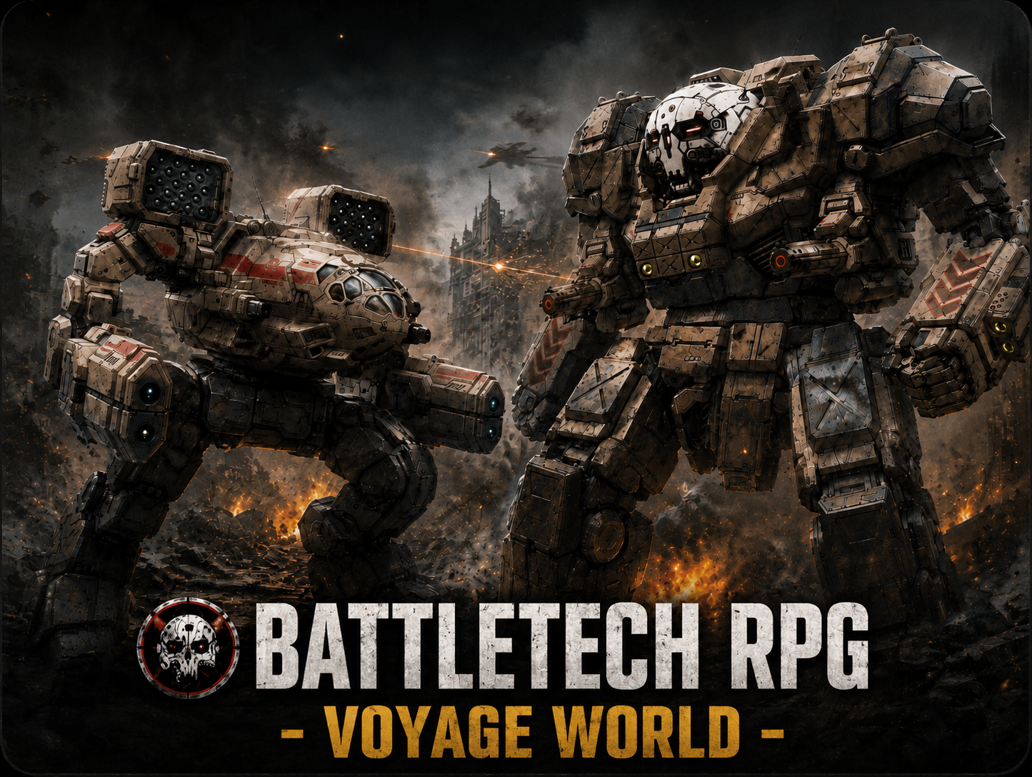 Cover art for BattleTech - Full Lore - v0.1 - Play Test, a sci-fi world on Voyage