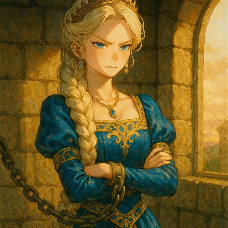 Cover art for DON’T Rescue Me! 😡, a princess scenario on AI Dungeon