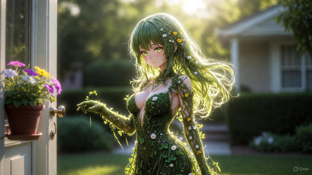 Cover art for GO TOUCH GRASS 🌾, an inner self scenario on AI Dungeon