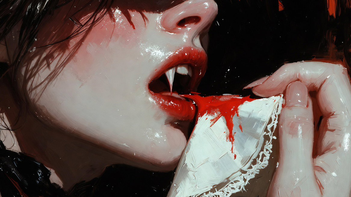 Cover art for Bite Me., an inner self scenario on AI Dungeon