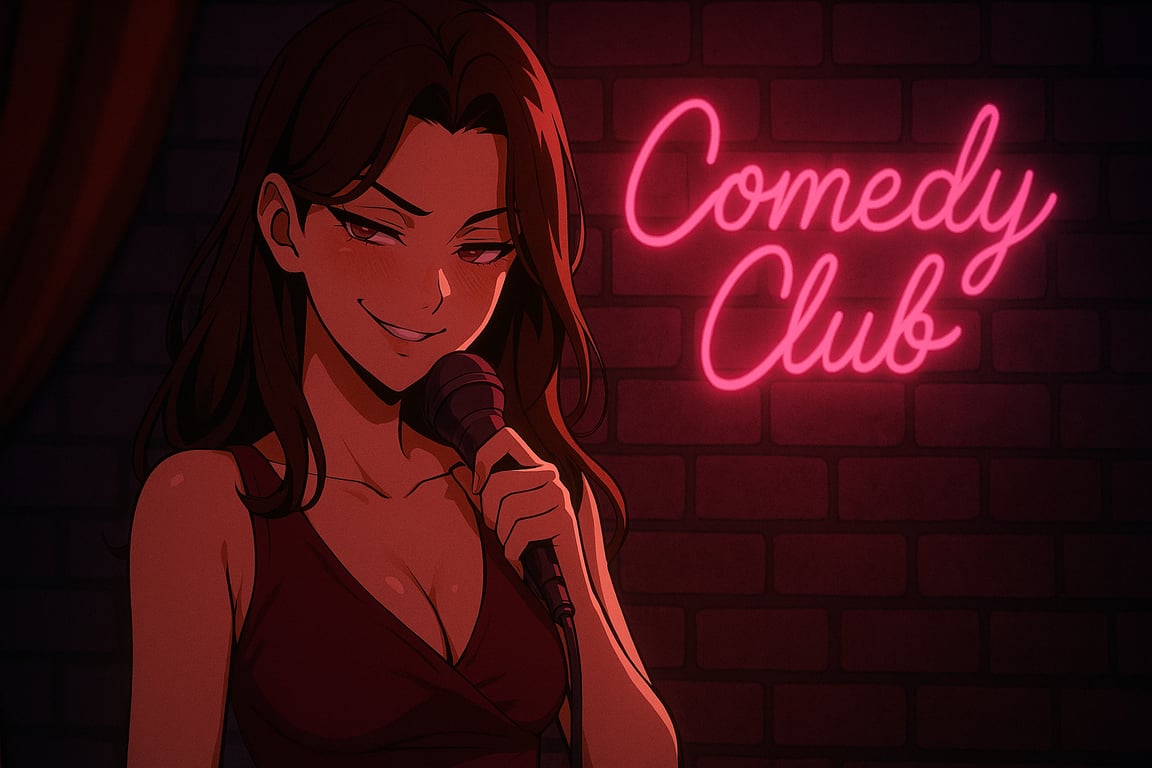 Cover art for The Joke’s On You! 🫵😂, a comedy scenario on AI Dungeon